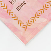 Großtochter-Geschenke| von der Großvater-Oma-Famil Fleecedecke (Ecke)