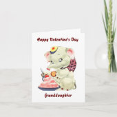 Großtochter Happy Valentine's Day Karte (Vorderseite)