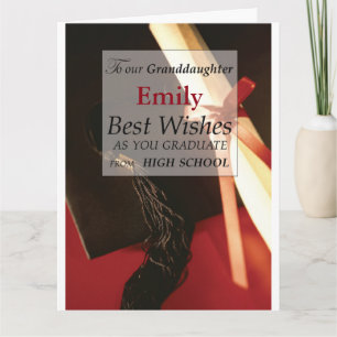 Großtochter Individuelle Name, Emily, Grad der Obe Karte