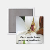 Großtochter-Liebe Magnet (Vorderseite/Rückseite)