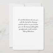 Großtochter Little Deer Weihnachtswünsche (Rückseite)