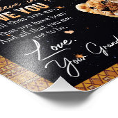 Großtochter Lovers | Brief an meine Enkelin Fotodruck (Ecke)