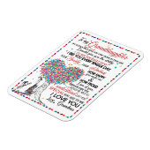 Großtochter Lovers | Brief an meine Enkelin Magnet (Linke Seite)