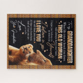 Großtochter Lovers | Brief an meine Enkelin Puzzle (Horizontal)