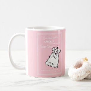 Großtochter, Taufe Auf rosa Personalisiert Kaffeetasse
