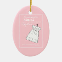 Großtochter, Taufe Auf rosa Personalisiert