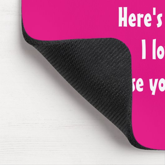 Großtochter Valentinstag Mousepad (Ecke)