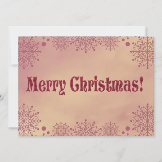 Großtochter, wie eine Schneeflocke... Weihnachten (Vorderseite)