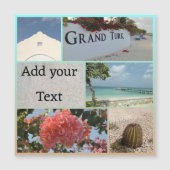 Großtürken und Caicos Magnetkarte (Vorderseite)