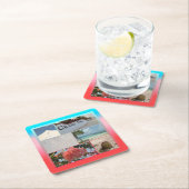 Großtürken und Caicos Rechteckiger Pappuntersetzer (Vor Ort)