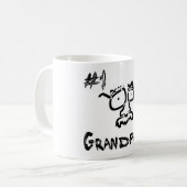 Großvater #1 kaffeetasse (Vorderseite Links)