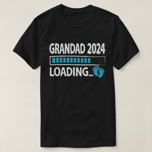 Großvater 2024 Neue Großvater Großvater wird belad T-Shirt (Design vorne)