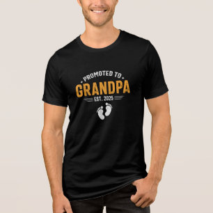 Großvater 2025 bald Großvater Tri-Blend Shirt