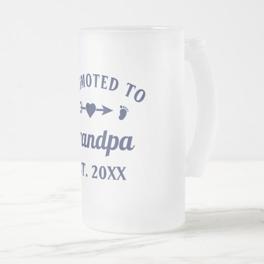 Großvater Abuelo Gramps Papa Mattglas Bierglas (VorderseiteRechts)