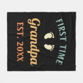 Großvater Abuelo Nonno Gramps Erstmalige Opa Fleecedecke (Vorderseite (Horizontal))