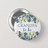 Großvater als Duschknopf für Heidelbeere Button (Vorne & Hinten)