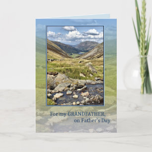 Großvater am Vatertag, Bergwelt Karte