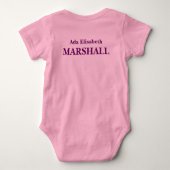 Großvater-Baby-Outfit Baby Strampler (Rückseite)