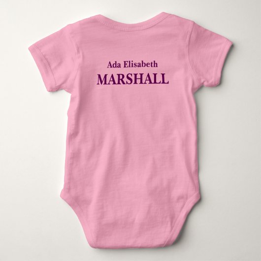 Großvater-Baby-Outfit Baby Strampler (Rückseite)