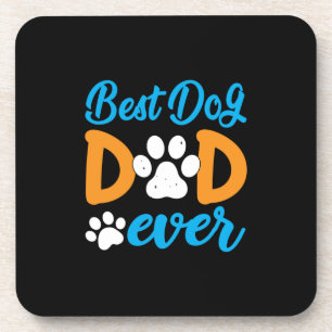 Großvater   Bester Hund-Vater je Getränkeuntersetzer