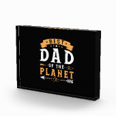 Großvater | Bester Vater des Planeten Fotoblock (Rechts)