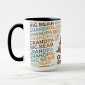 Großvater Big Bear majestätisches Design Tasse (Links)