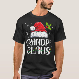 Großvater Claus Santa Funny Christmas Pajama schw T-Shirt