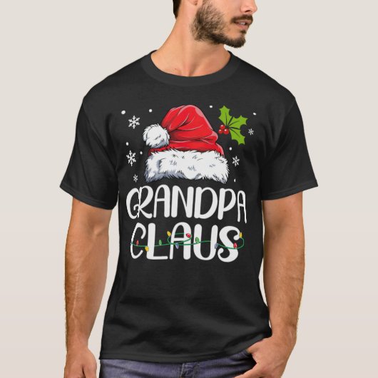 Großvater Claus Santa Funny Christmas Pajama schwu T-Shirt (Vorderseite)