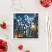 Großvater Clock Serviette (Beispiel)