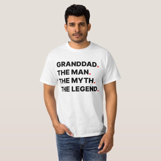 Großvater Cotton T - Shirt (Vorne ganz)