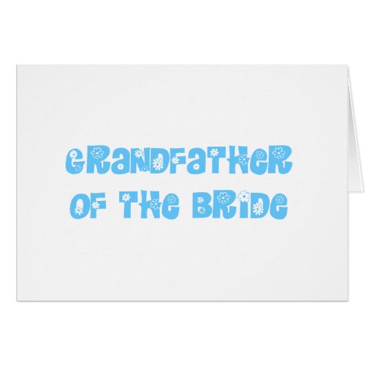 Großvater der Braut (Vorderseite (Horizontal))