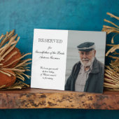 Großvater der Braut-Foto-Gedenkfeier Fotoplatte (Seite)