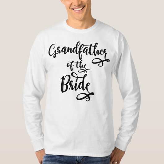 Großvater der Braut T-Shirt (Vorderseite)