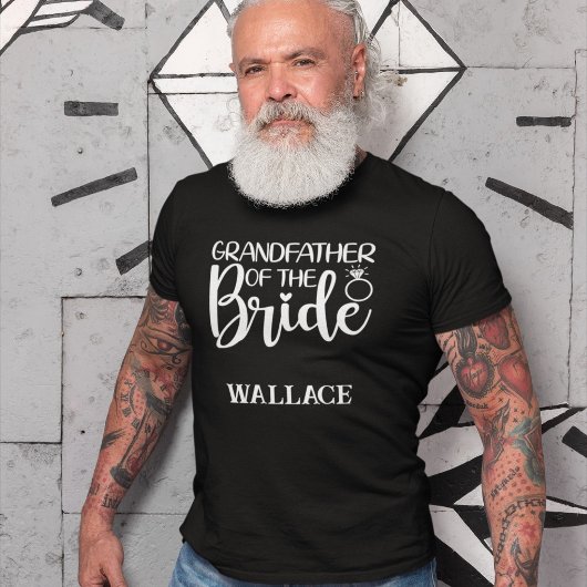 GROSSVATER DER BRIDE (Name) T-Shirt