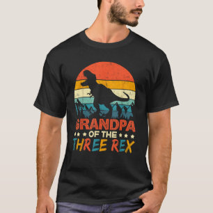 Großvater der drei Rex T rex Dinosaurier 3. Geburt T-Shirt