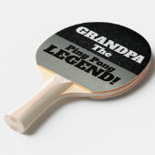 Großvater der legendäre Funny Smack Talk Schwarzes Tischtennis Schläger (Vorderseite)