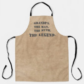 Großvater der Mann, der Mythos, der legendäre Lede Schürze (Vorderseite)