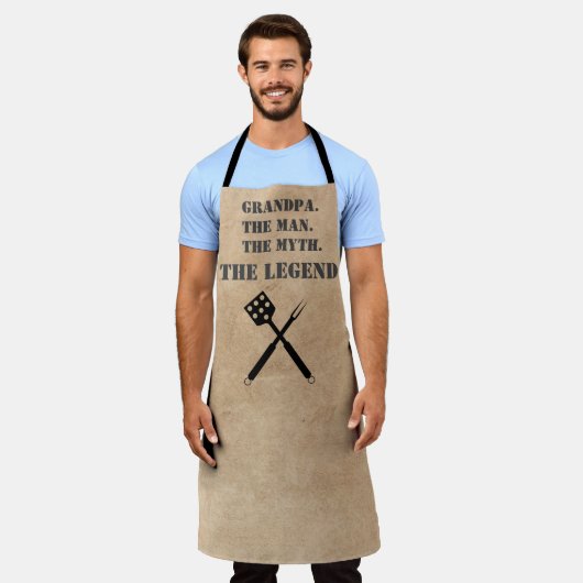 Großvater der Mann der Mythos der Legende rustikal Schürze (Getragen)