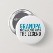 Großvater, der Mann, der Mythos, die Legende Button (Vorne & Hinten)