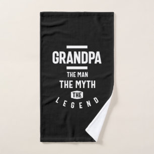 Großvater der Mann, der Mythos, die Legende Handtuch