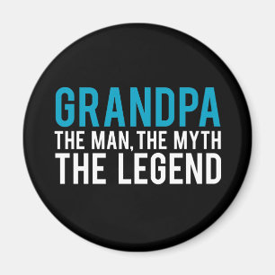 Großvater, der Mann, der Mythos, die Legende Magnet