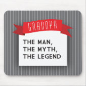Großvater - der Mann, der Mythos, die Legende Mousepad (Vorne)