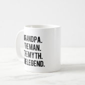 Großvater der Mann der Mythos die lustige Tasse (Vorderseite Links)