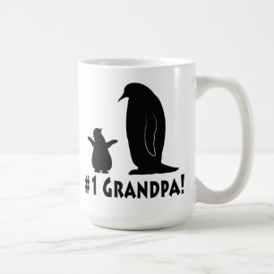 Großvater der Nr.-eine: Pinguin und Küken Kaffeetasse