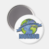 Großvater der Welt Magnet (Vorderseite/Rückseite)
