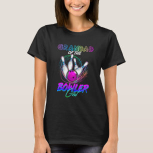 Großvater des Bowling der Bowler-Girl-Matching-Fam T-Shirt