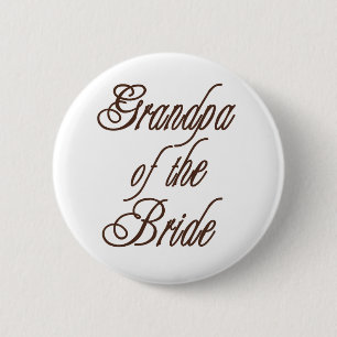 Großvater des Braut-noblen Brauns Button