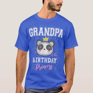 Großvater des Geburtstags Prinzessin Niedlich Pand T-Shirt