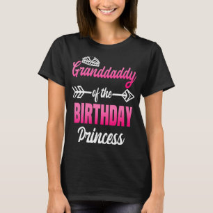 Großvater des Geburtstags Prinzessin Party Bday Ce T-Shirt