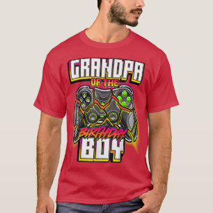 Großvater des Geburtstagsjunge Matching Family Vid T-Shirt